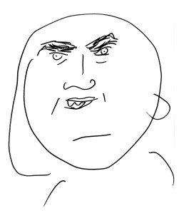 grimace, © watchoutbananapeel 2012 © watchoutbananapeel 2012