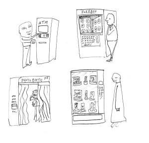 Several styles of kiosk.